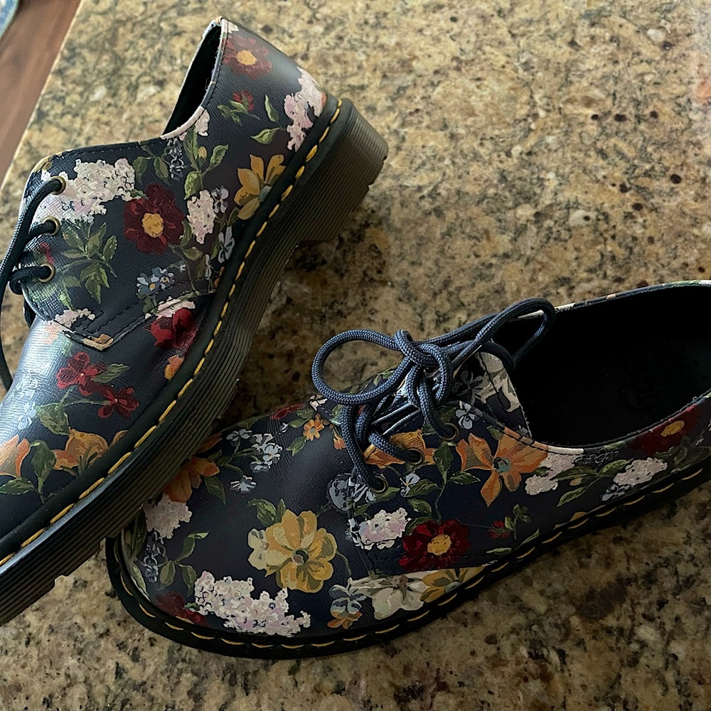 Floral Dr. Martens